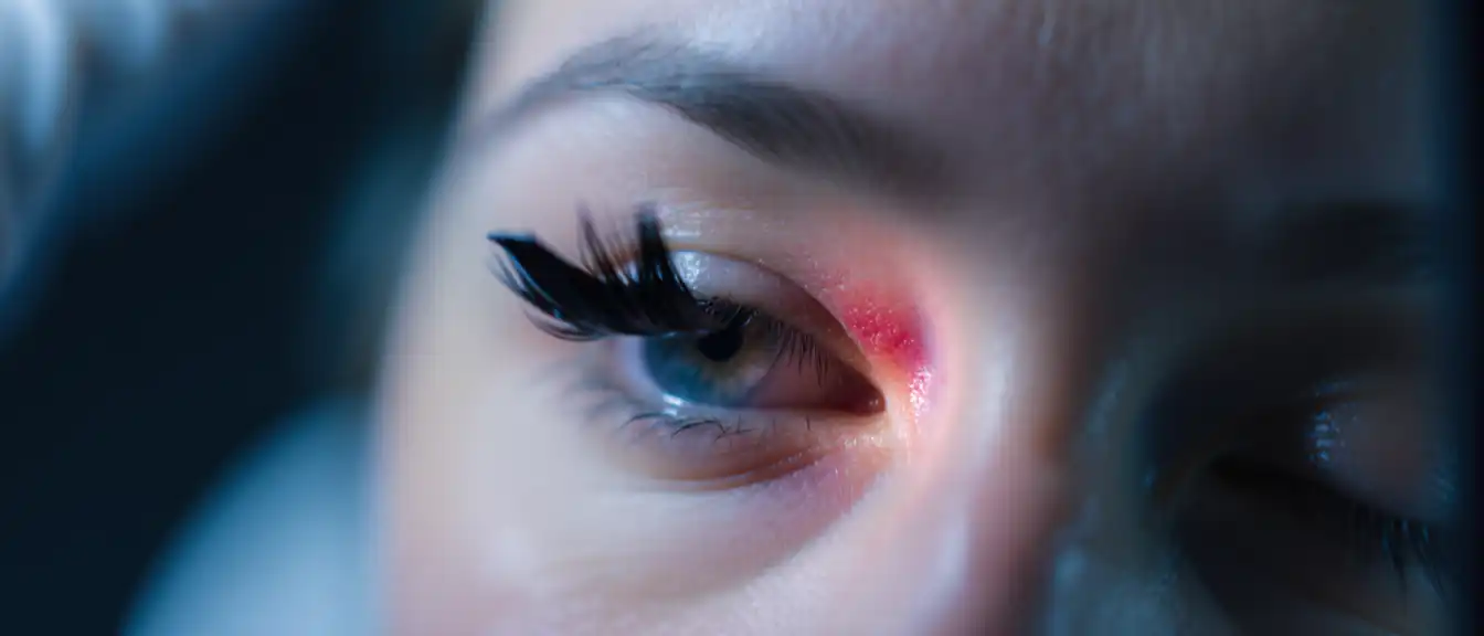 Риски для здоровья век при проведении процедуры наращивания ресниц