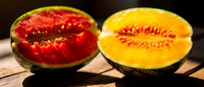 Битва вкусов или пользы? В чем реальное различие между красными и желтыми арбузами